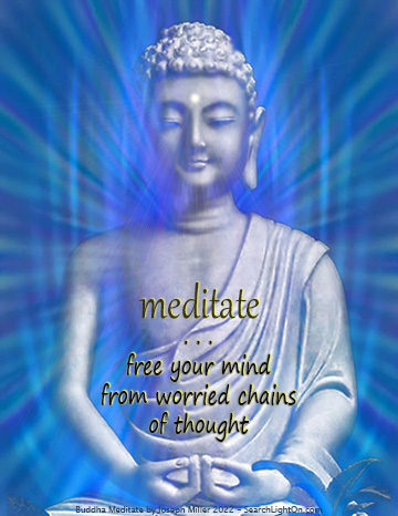 buddha meditate poem